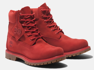 Timberlandin Premium 6" Waterproof Boot punainen