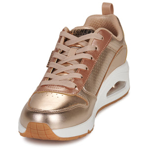 Skechers Uno Metallixs rose gold